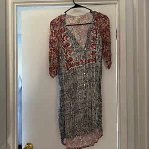 Anthropologie floral dress